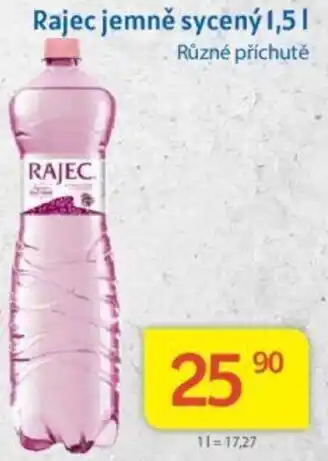 Kubík potraviny Rajec jemně sycený 1,5L nabídka
