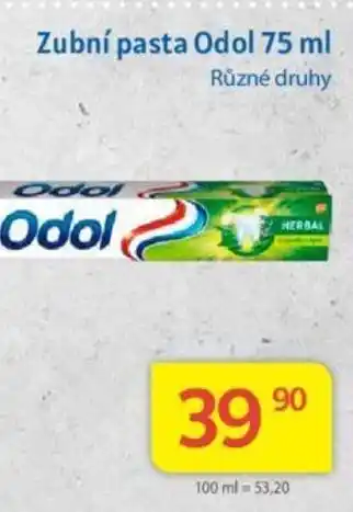 Kubík potraviny Zubní pasta Odol 75 ml nabídka
