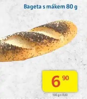 Kubík potraviny Bageta s mákem 80 g nabídka