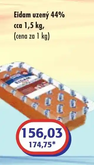 ČEPOS Eidam uzený 44% cca 1,5 kg nabídka