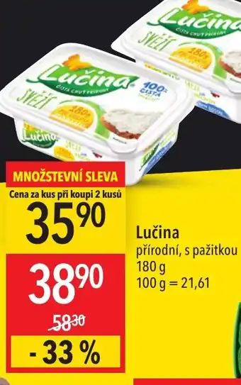 Globus Lučina přírodní, s pažitkou nabídka