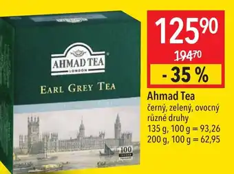 Globus Ahmad Tea nabídka