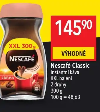 Globus Nescafé Classic nabídka