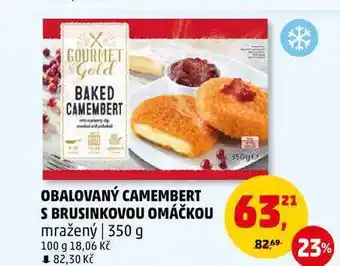 Penny Market Obalovaný camembert s brusinkovou omáčkou mražený, 350 g nabídka