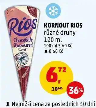 Penny Market Kornout rios různé druhy, 120 ml nabídka