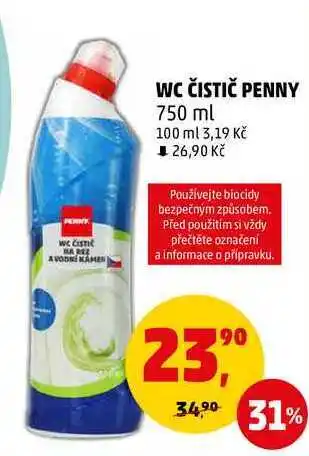 Penny Market Wc čistič penny, 750 ml nabídka