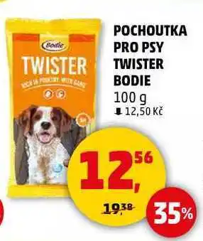 Penny Market Pochoutka pro psy twister bodie, 100 g nabídka