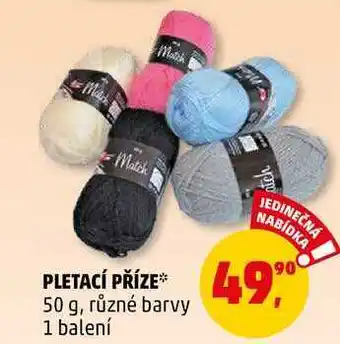 Penny Market Pletací příze 50 g, různé barvy, 1 balení nabídka