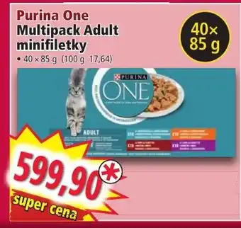 Norma Purina One Multipack Adult minifiletky nabídka