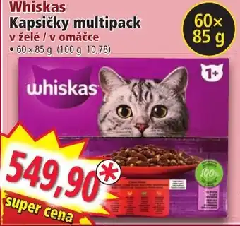 Norma Whiskas Kapsičky multipack nabídka