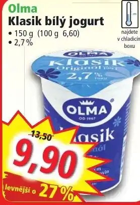 Norma Olma Klasik bílý jogurt nabídka