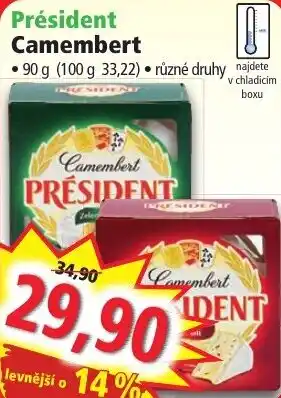 Norma Président Camembert nabídka
