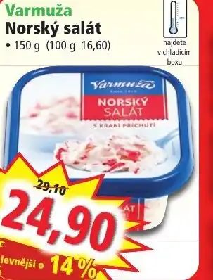 Norma Varmuža Norský salát nabídka