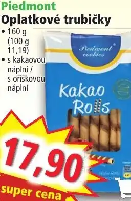 Norma Piedmont Oplatkové trubičky nabídka