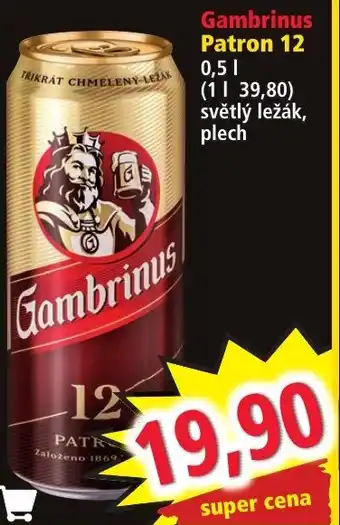 Norma Gambrinus Patron 12 0.5L nabídka