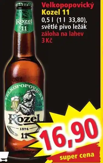 Norma Velkopopovický Kozel 11 0.5L nabídka