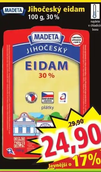 Norma MADETA Jihočeský eidam nabídka