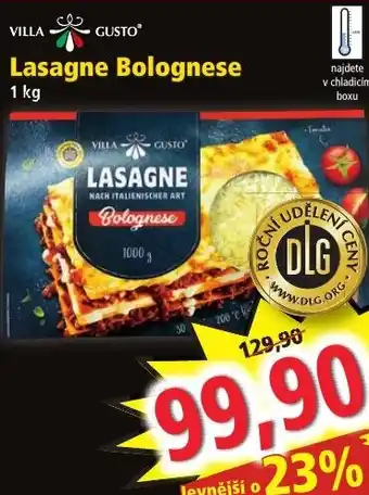 Norma Lasagne Bolognese nabídka