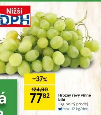 Tesco Hrozny révy vinné bílé nabídka