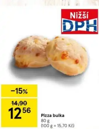 Tesco Pizza bulka nabídka