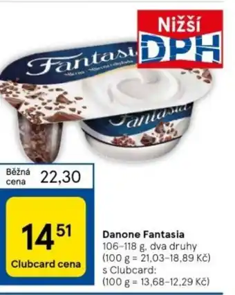 Tesco Danone Fantasia nabídka