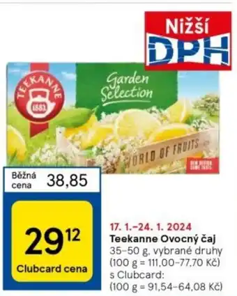 Tesco Teekanne Ovocný čaj nabídka