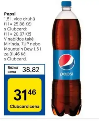Tesco Pepsi 1.5L nabídka