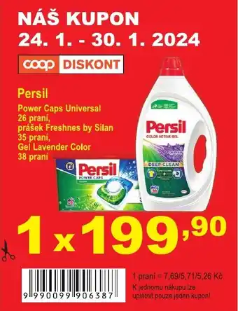 COOP DISKONT Persil nabídka