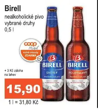 COOP DISKONT Birell nabídka