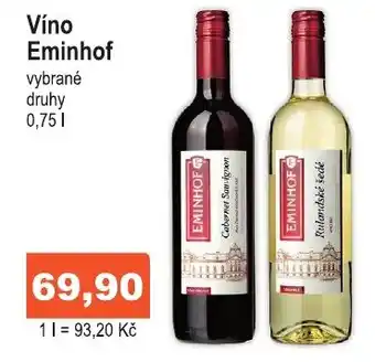 COOP DISKONT Víno Eminhof nabídka