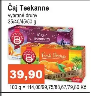 COOP DISKONT Čaj Teekanne nabídka
