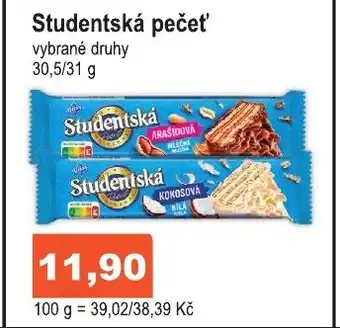 COOP DISKONT Studentská pečet' nabídka