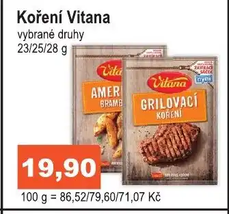 COOP DISKONT Koření Vitana nabídka