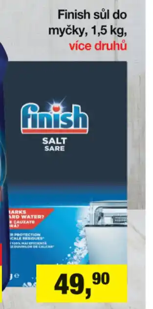 Šlak Finish sůl do myčky, 1,5 kg nabídka