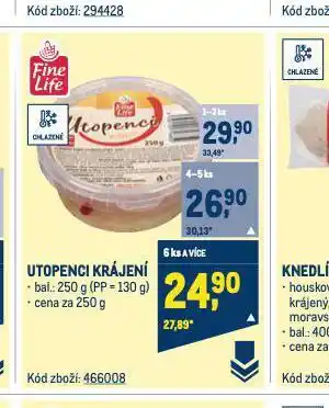 Makro Utopenci krájení nabídka