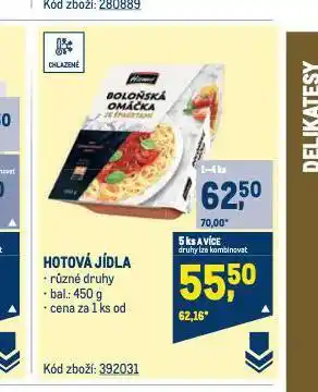 Makro Hotová jídla nabídka