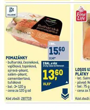 Makro Pomazánky nabídka