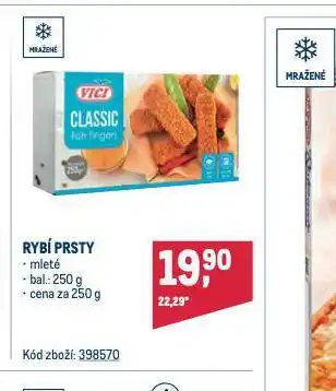 Makro Rybí prsty nabídka