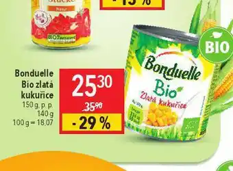 Globus Bonduelle zlatá kukuřice nabídka