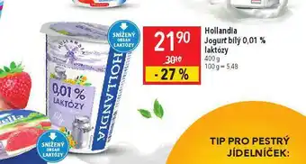 Globus Hollandia jogurt bílý 0,01% laktózy nabídka
