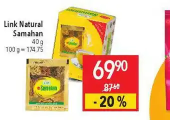 Globus Link natural samahan nabídka