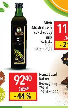 Globus Franz josef kaiser rýžový olej nabídka