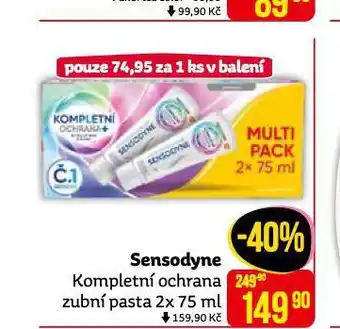 Teta Sensodyne kompletní ochrana zubní pasta nabídka