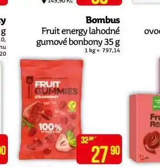 Teta Bombus fruit energy lahodné gumové bonbony nabídka