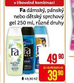 Teta Fa sprchový gel nabídka