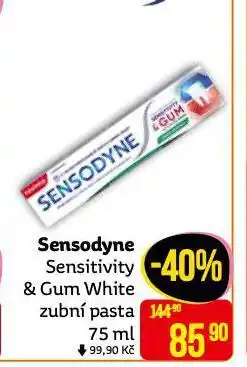 Teta Sensodyne sensitive & gum white zubní pasta nabídka