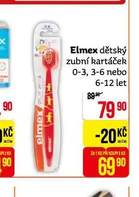 Teta Elmex dětský zubní kartáček nabídka