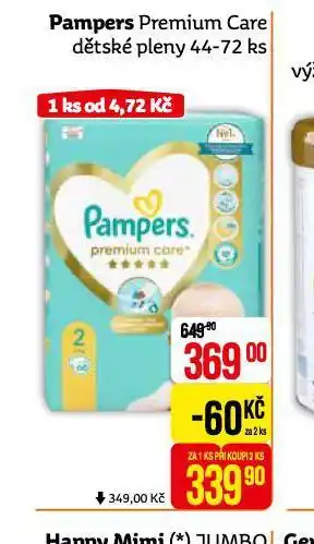 Teta Pampers dětské plenky nabídka