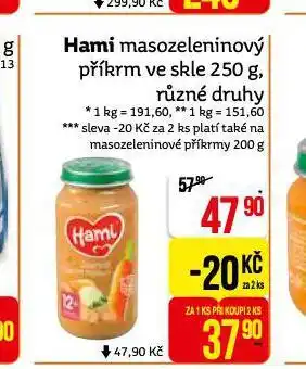 Teta Hami masozeleninový příkrm ve skle nabídka
