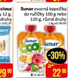 Teta Sunar ovocná kapsička do ručičky nabídka